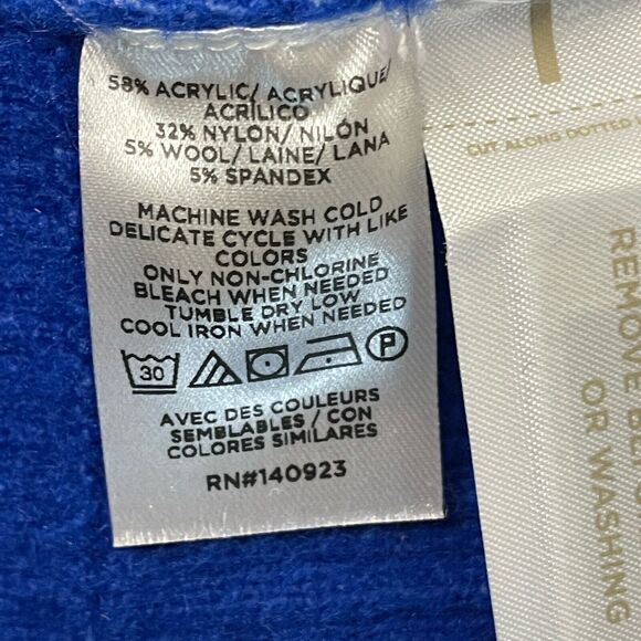 Lou & Grey Blue Turtleneck Sweater - Picture 9 of 13